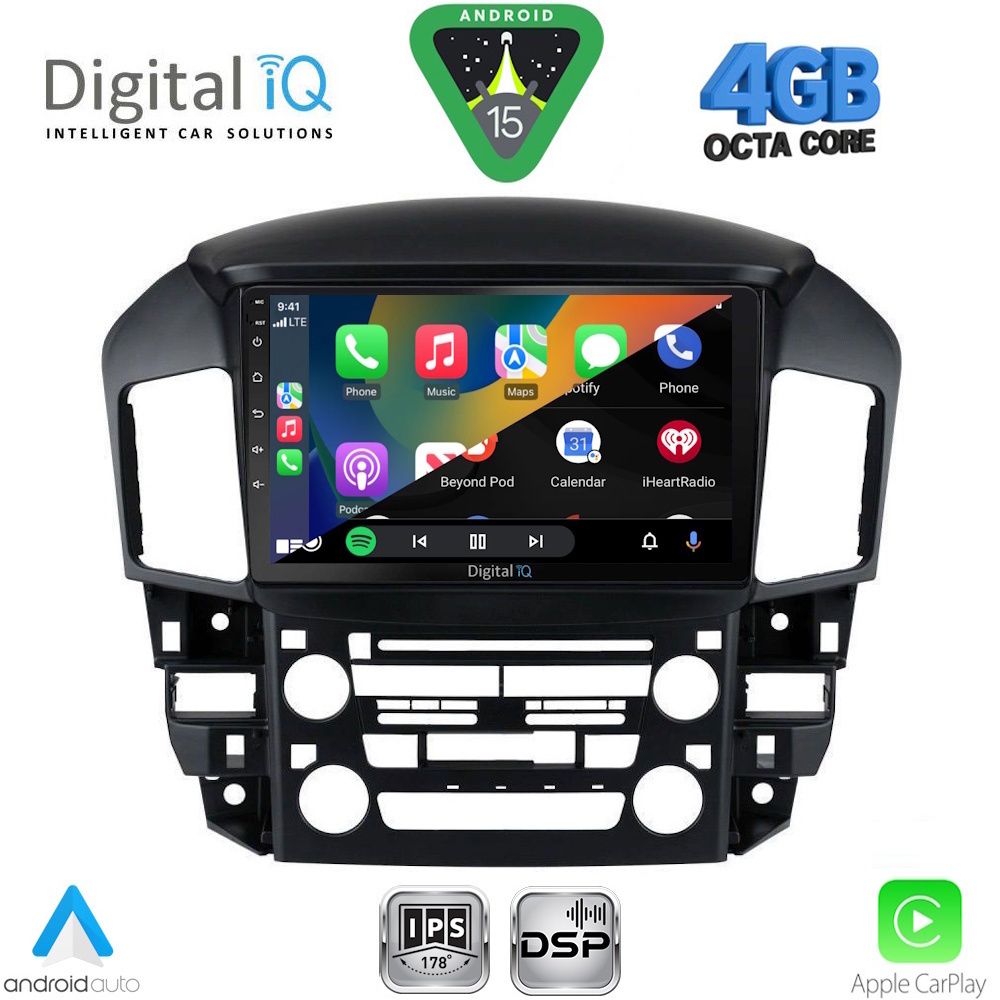 DIGITAL IQ RSG 6344_CPA (9inc) MULTIMEDIA TABLET for LEXUS RX 300 mod. 1998-2003