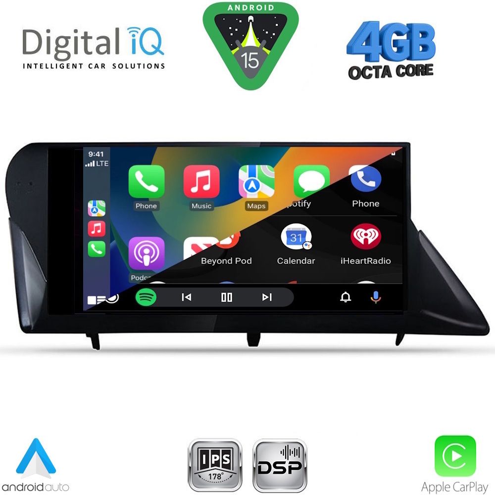 DIGITAL IQ RSG 6346_CPA (9inc) MULTIMEDIA TABLET for LEXUS RX mod. 2009-2014