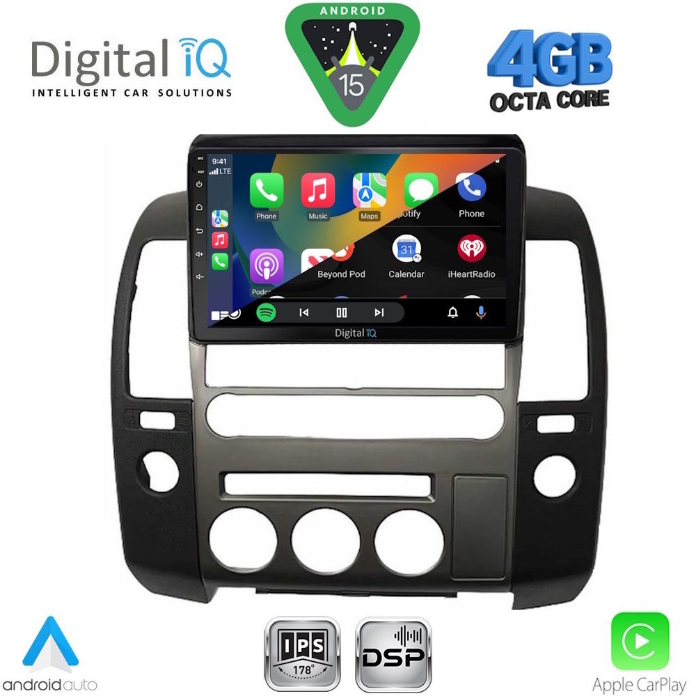 DIGITAL IQ RSG 6454_CPA (ORIG.NAVI) (9inc) MULTIMEDIA TABLET for NISSAN NAVARA D40 mod. 2006-2011 με Original Navi