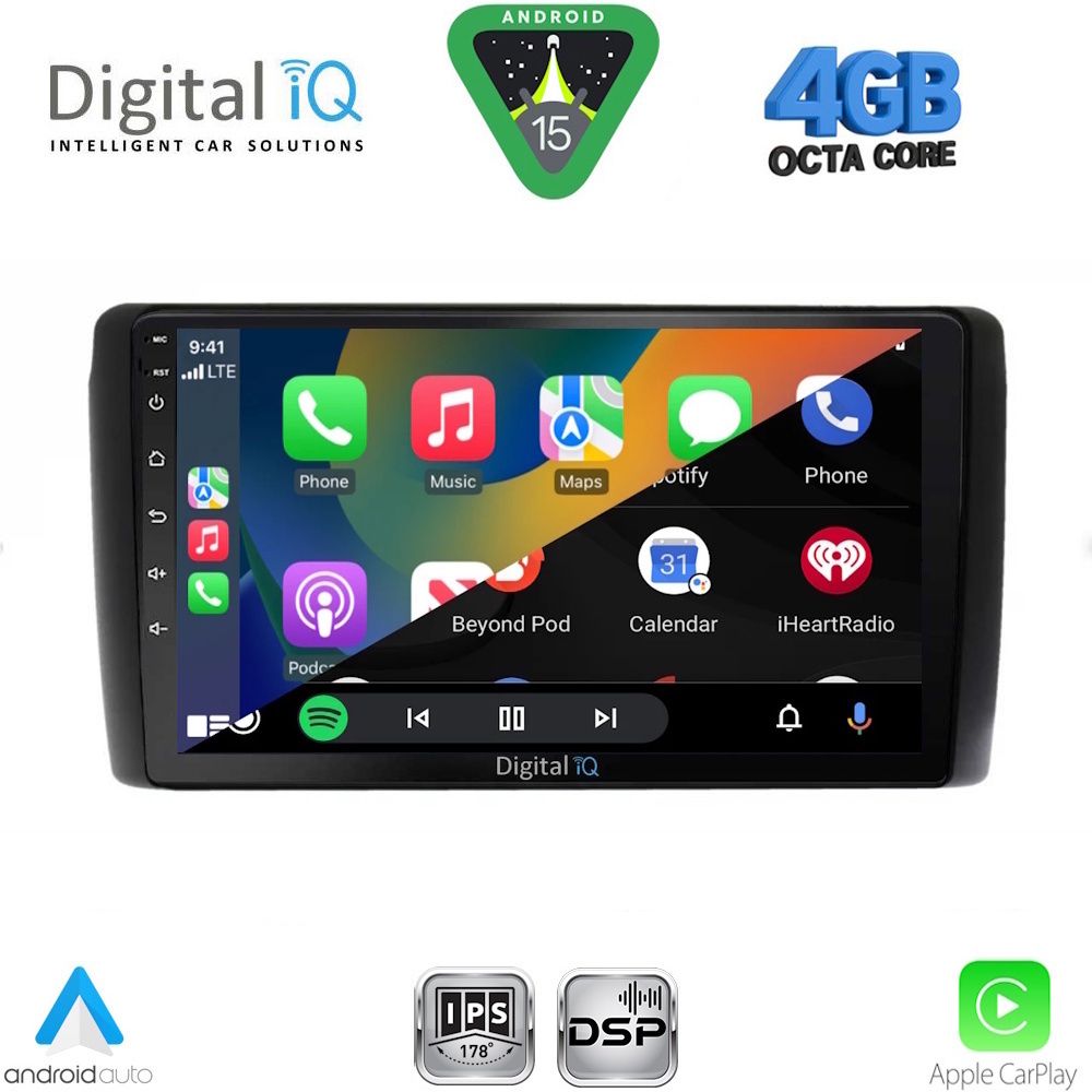 DIGITAL IQ RSG 6472_CPA (9inc) MULTIMEDIA TABLET for NISSAN LEAF mod. 2009-2017