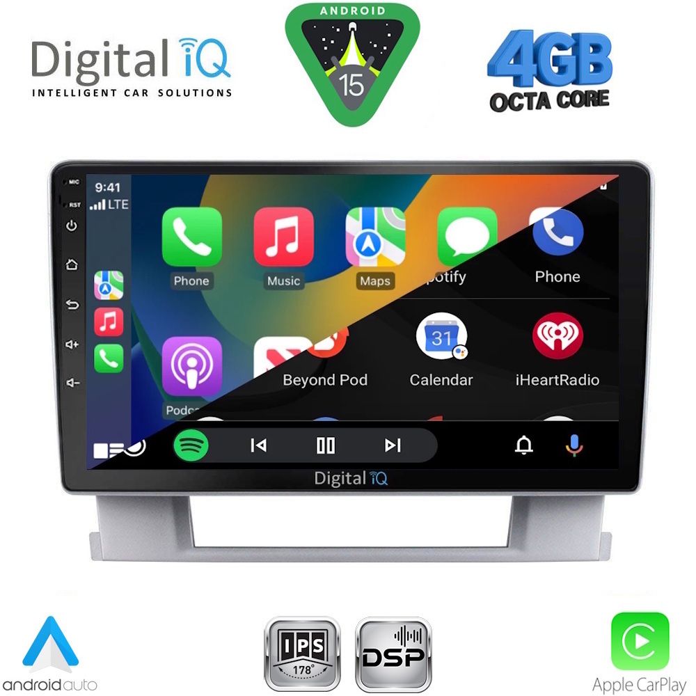 DIGITAL IQ RSG 6482_CPA (9inc) MULTIMEDIA TABLET for OPEL ASTRA J mod.2010-2016