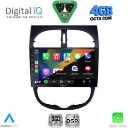 DIGITAL IQ RSG 6506_CPA (9inc) MULTIMEDIA TABLET for PEUGEOT 206 mod. 1998-2006