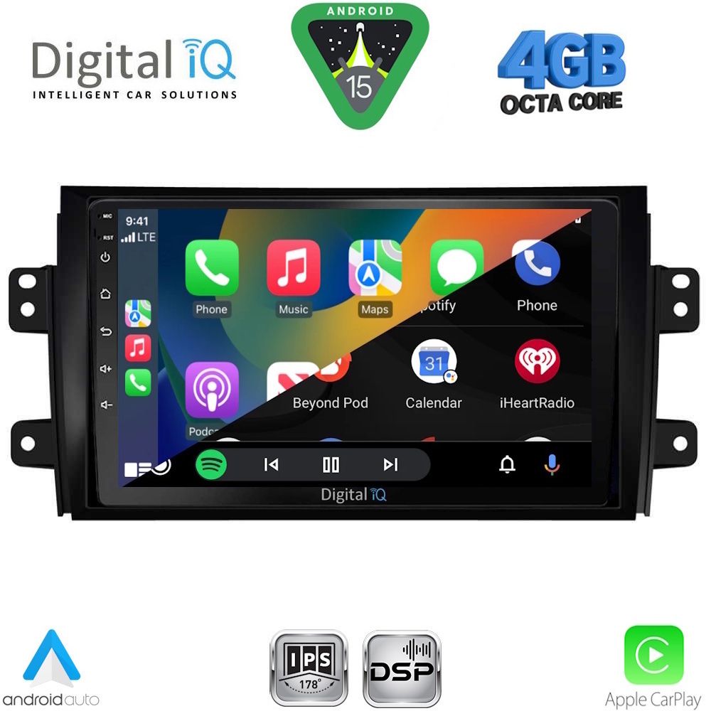 DIGITAL IQ RSG 6688_CPA (9inc) MULTIMEDIA TABLET for FIAT SEDICI – SUZUKI SX4 mod. 2005-2013