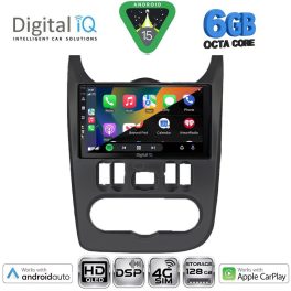 DIGITAL IQ BXF 17101BL_CPAA (9inc) MULTIMEDIA TABLET for DACIA DUSTER – LOGAN – SANDERO mod. 2006-2012 (BLACK)