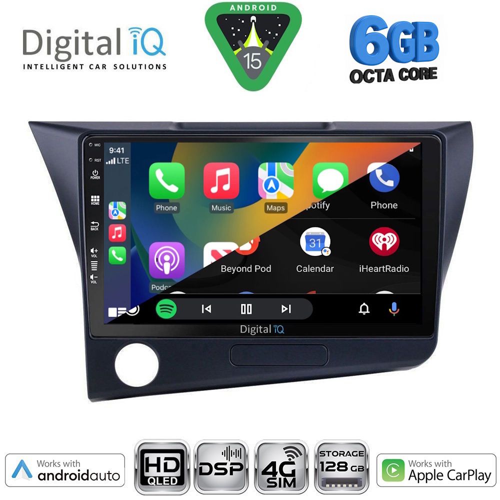 DIGITAL IQ BXF 17203_CPAA (9inc) MULTIMEDIA TABLET for HONDA CRZ mod. 2010-2016