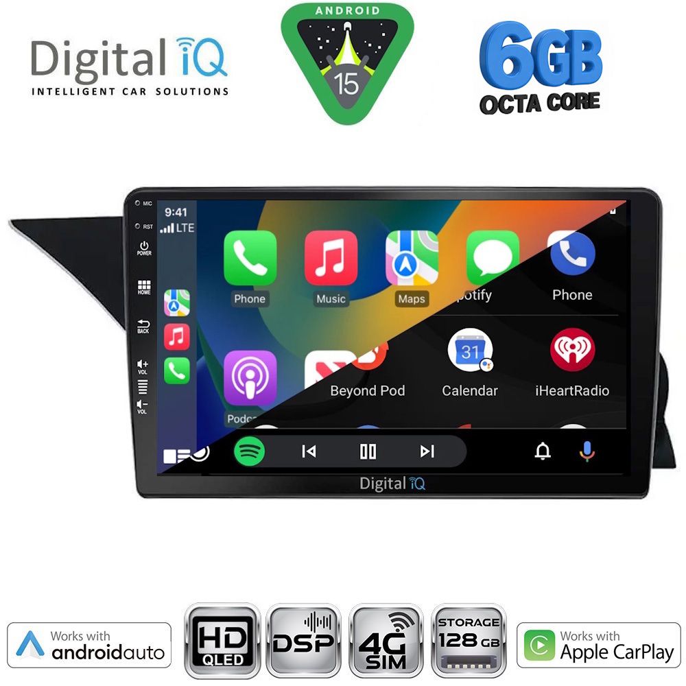 DIGITAL IQ BXF 17412_CPAA (NTG 4.5) (9inc) MULTIMEDIA TABLET for MERCEDES GLK (X204) mod. 2013-2017