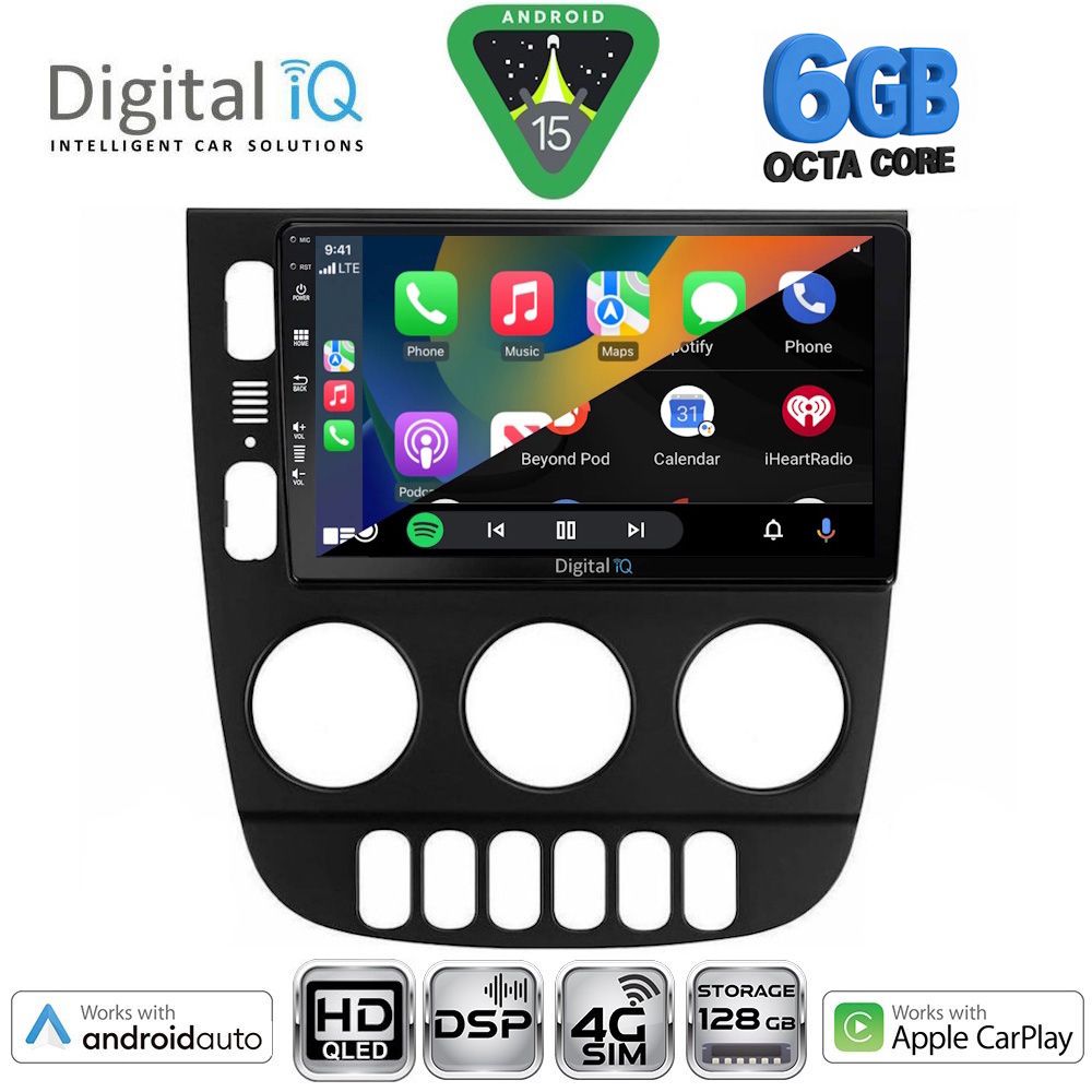 DIGITAL IQ BXF 17413_CPAA (9inc) MULTIMEDIA TABLET for MERCEDES ML (W163) mod. 2002-2005