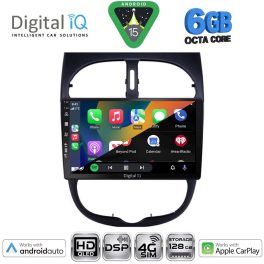 DIGITAL IQ BXF 17506_CPAA (9inc) MULTIMEDIA TABLET for PEUGEOT 206 mod. 1998-2006