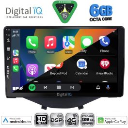 DIGITAL IQ BXF 17715_CPAA CLIMA-A/C (9inc) MULTIMEDIA TABLET for CITROEN C1-PEUGEOT 108-TOYOTA AYGO mod. 2014-2022