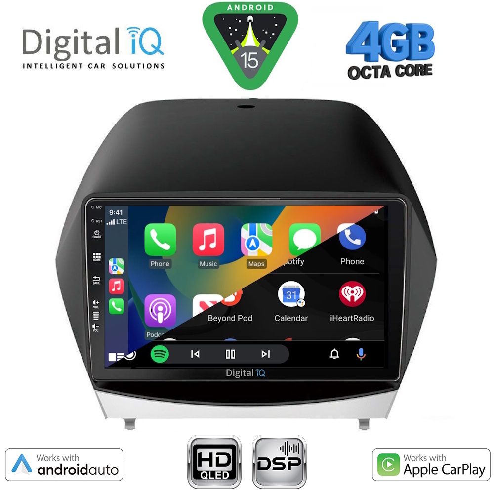 DIGITAL IQ BXF 17235_CPAA (10inc) MULTIMEDIA TABLET for HYUNDAI iX35 mod. 2010-2015