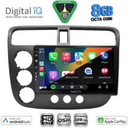 DIGITAL IQ BXF 18187_CPAA (9inc) MULTIMEDIA TABLET for HONDA CIVIC 4D mod. 2001-2006