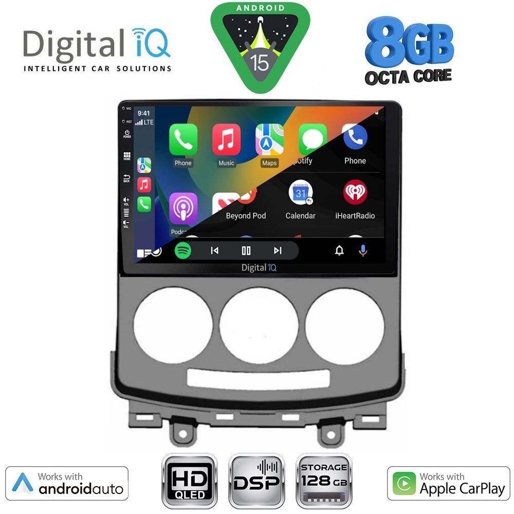 DIGITAL IQ BXF 18370_CPAA (9inc) MULTIMEDIA TABLET for MAZDA 5 mod. 2004-2010