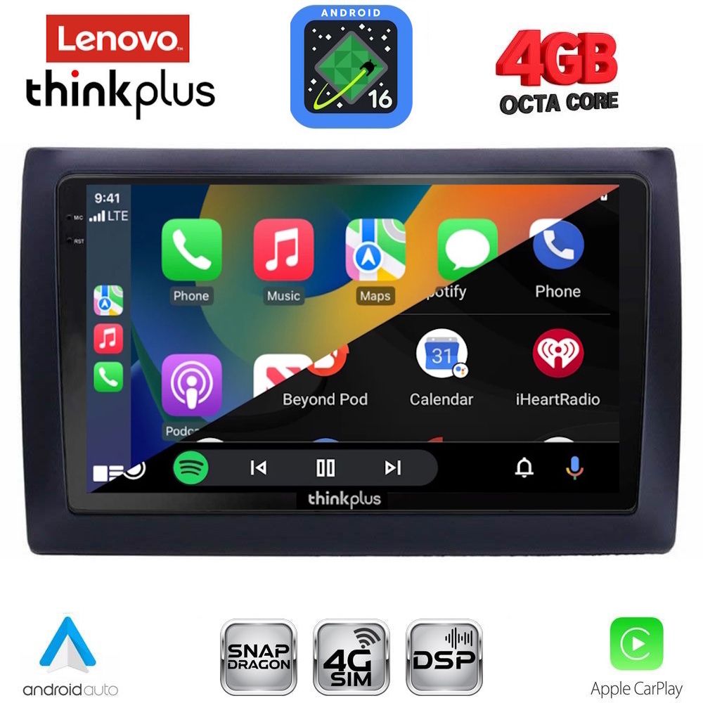 LENOVO LTG 7145_CPA (9inc) MULTIMEDIA TABLET for FIAT STILO mod. 2001-2007
