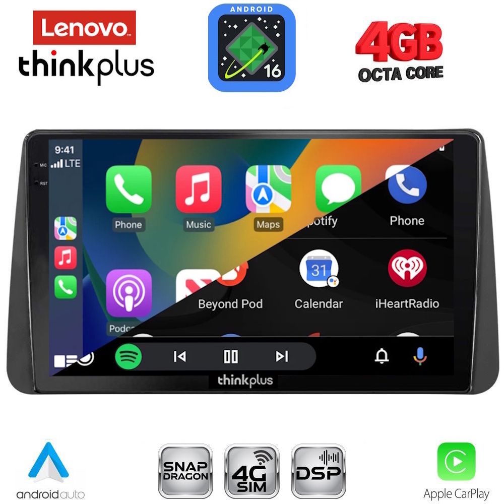 LENOVO LTG 7149_CPA DASH (9inc) MULTIMEDIA TABLET for FIAT TIPO mod. 2018-2023 - Image 2