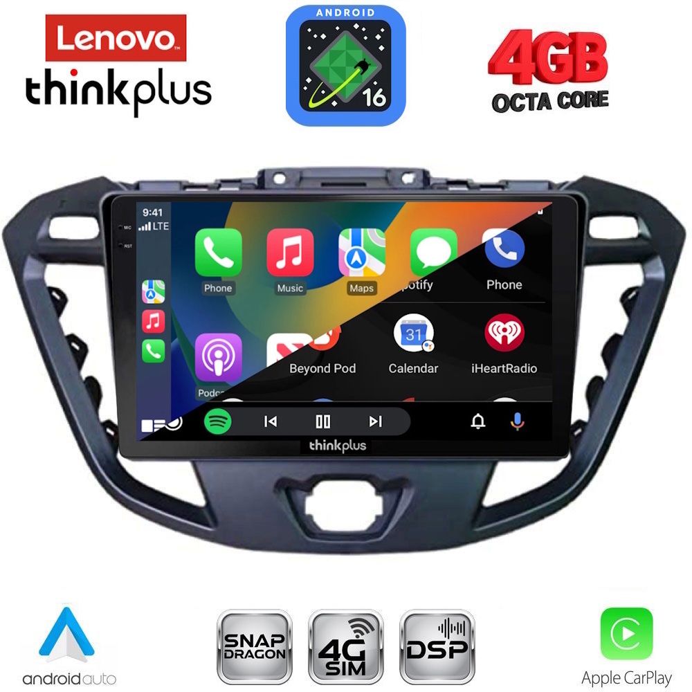 LENOVO LTG 7177_CPA (9inc) MULTIMEDIA TABLET for FORD TRANSIT CUSTOM | TOURNEO CUSTOM mod. 2013-2019 - Image 2