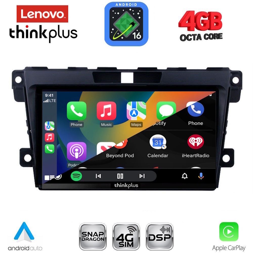 LENOVO LTG 7389_CPA (9inc) MULTIMEDIA TABLET for MAZDA CX7 mod. 2006-2012